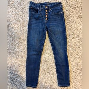 Lucky Brand Mid Rise Dark Blue Jeans